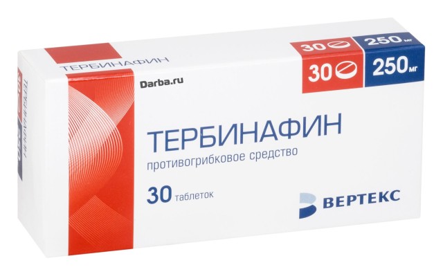 Аптека Тербинафин Таблетки