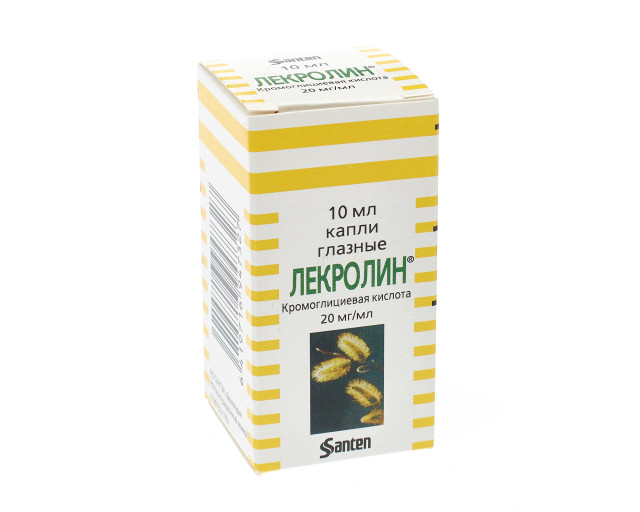 Лекролин капли глазные 20мг/мл 10мл в наличии в 16 аптеках Москвы и .