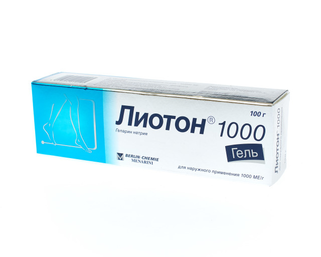 Лиотон 1000 гель 1000 ЕД/г 100г в наличии в 102 аптеках Москвы и Санкт .
