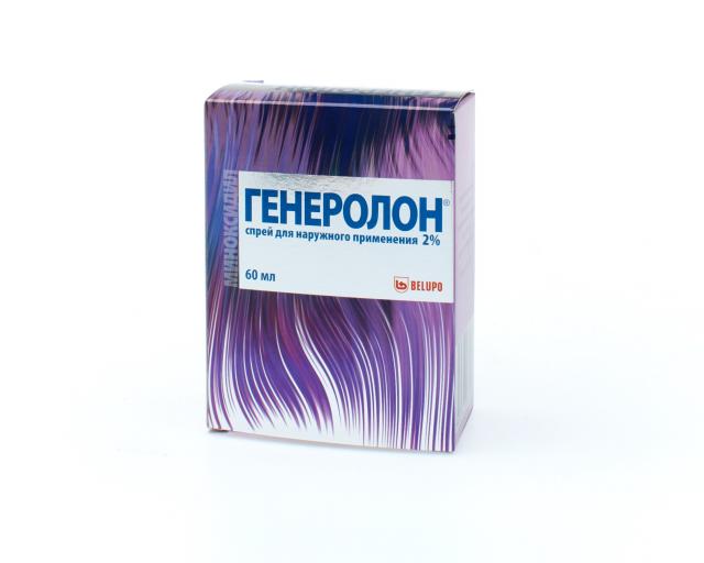 прим. генеролон для волос для женщин. 5% фл. генеролон великие луки. лекарство генеролон от выпадения волос.