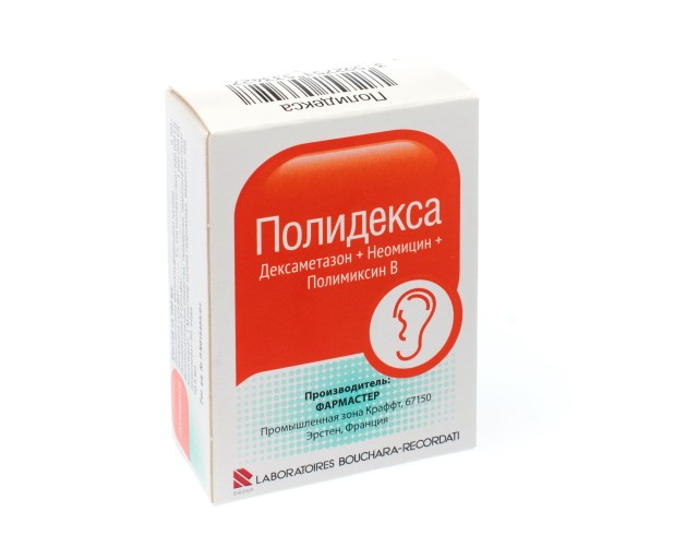 Полидекса капли ушные 10,5мл в наличии в 104 аптеках Москвы и Санкт .