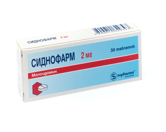 Сиднофарм таблетки 2мг №30 в наличии в 100 аптеках Москвы и Санкт .