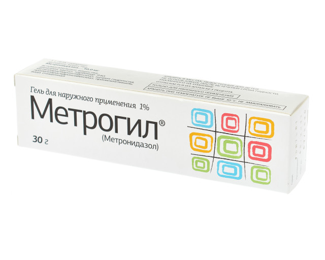 Метрогил гель 1% 30г в наличии в 100 аптеках Москвы и Санкт-Петербурга