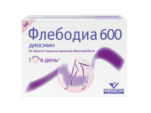 Флебодиа 600 таблетки покрытые оболочкой №60 в наличии в 104 аптеках .