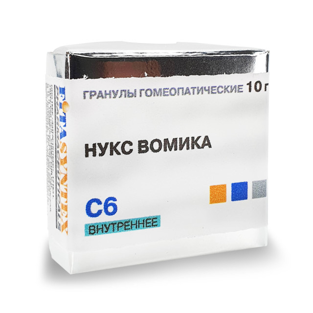Нукс Вомика (Стрихнос) С-6 гранулы 10г в наличии в 1 аптеках Москвы и .