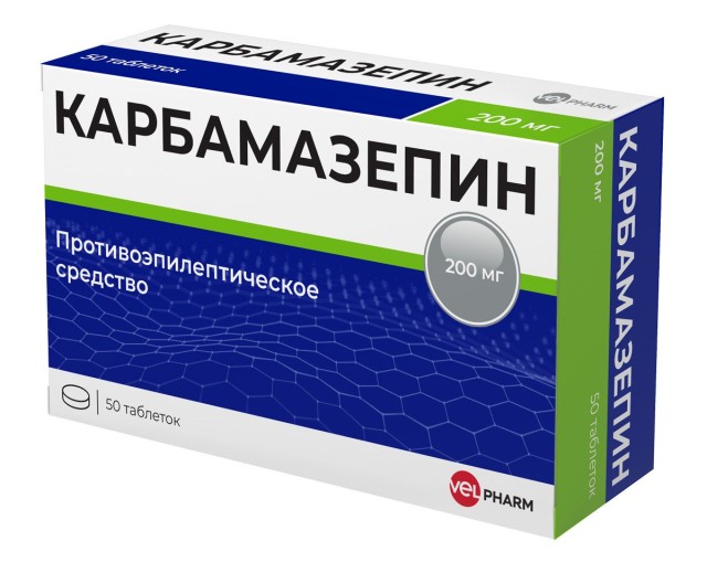 Карбамазепин Велфарм таблетки 200мг №50 в наличии в 58 аптеках Москвы и .