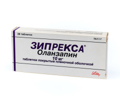 Зипрекса таблетки покрытые оболочкой 10мг №28