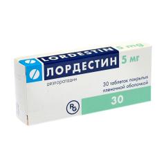 Лордестин таблетки покрытые оболочкой 5мг №30