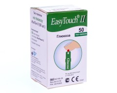 Изи тач тест-полоски для определения глюкозы №50