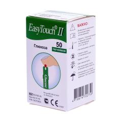 Изи тач тест-полоски для определения глюкозы №50