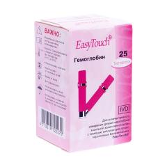 Изи тач тест-полоски для определения гемоглобина №25