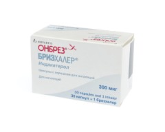 Онбрез Бризхалер капсулы для ингаляций 300мкг №30 + ингалятор