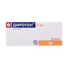 Диротон таблетки 5мг №28