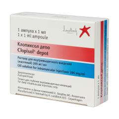 Клопиксол Депо раствор для инъекций масл. 200мг/мл 1мл №1
