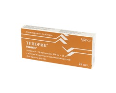 Тенорик таблетки 100мг+25мг №28