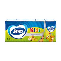 Зева Кидс платочки бумажные для детей №10х10