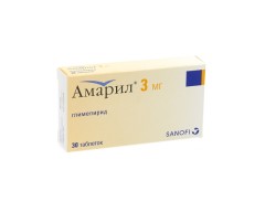 Амарил таблетки 3мг №30