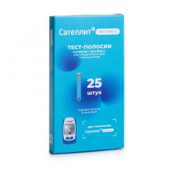 Сателлит Экспресс тест-полоски для глюкометра №25