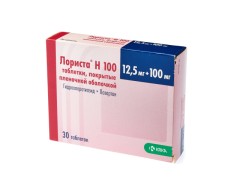 Лориста Н таблетки 12,5мг+100мг №30