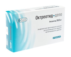 Октреотид Депо лиофилизат для приготовления суспензии внутримышечно 30мг фл. №1