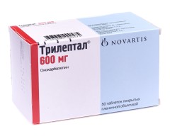 Трилептал таблетки покрытые оболочкой 600мг №50