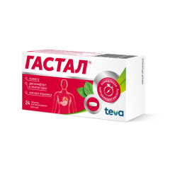 Гастал таблетки для рассасывания №24 (мятные)