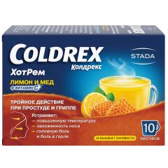Колдрекс хотрем Лимон/мед порошок №10