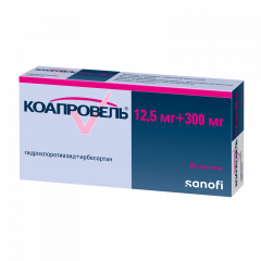 Коапровель таблетки 12,5мг+300мг №28