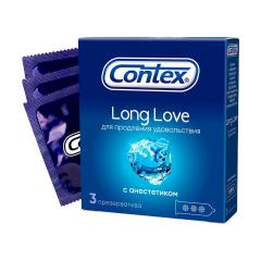 Контекс презервативы Long Love (анестетик) №3