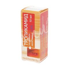 ПКУ Тропикамид капли глазные 1% 10мл