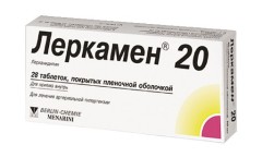 Леркамен 20 таблетки 20мг №28