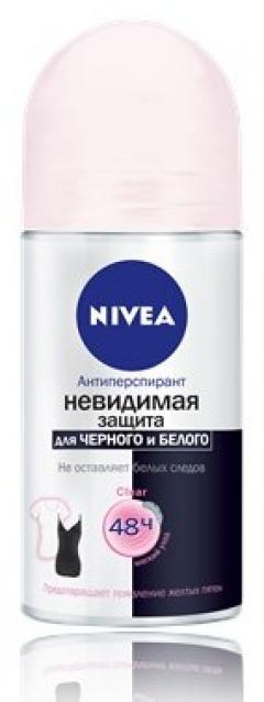 Нивея дезодорант-ролик Невид.защита для черного и белого 50мл 82234