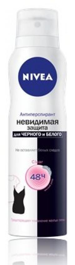 Нивея дезодорант-спрей Невид.защита для черного и белого 150мл 82230