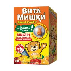 ВитаМишки Мульти+йод+холин+витамин Д3 пастилки жевательные №60