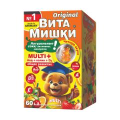 ВитаМишки Мульти+йод+холин+витамин Д3 пастилки жевательные №60