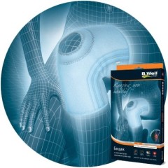 Би Велл Рехаб Бандаж на колен. сустав согрев. аэропрен ребра жестк. р.M сер. W-339