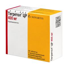 Тегретол ЦР таблетки пролонгированные 400мг №30