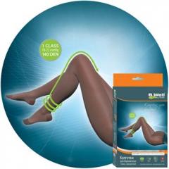 Би Велл Рехаб Колготки компрессионные д/берем. CARE 1 кл. прозрач. р.4 черный JW-316