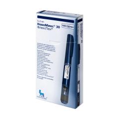 НовоМикс 30 ФлексПен суспензия подкожно 100 ЕД/мл 3мл №5