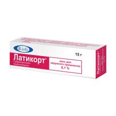 Латикорт мазь 0,1% 15г