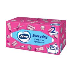 Зева салфетки бумажные Эвридей №100