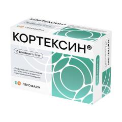 Кортексин лиофилизат для приготовления раствора для инъекций 10мг №10