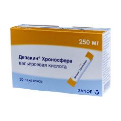 Депакин Хроносфера гранулы пролонгированные 250мг №30