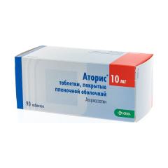 Аторис таблетки 10мг №90