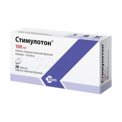 Стимулотон таблетки покрытые оболочкой 100мг №28