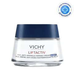 Виши Лифтактив Гиалуроник крем-уход для лица и шеи ночной 50мл