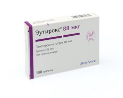Эутирокс таблетки 88мкг №100