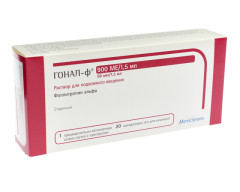 Гонал-Ф раствор для подкожного введения 900 МЕ 66мкг/1,5мл шприц-ручка + иглы №20