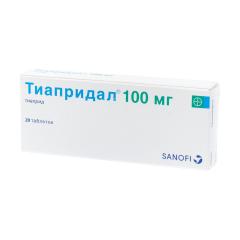 Тиапридал таблетки 100мг №20
