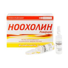 Ноохолин раствор для инъекций внутривенно внутримышечно 250мг/мл 4мл №3